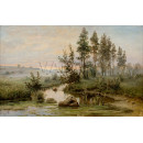 РЕПРОДУКЦИИ НА КАРТИНИ Лятна утринна мъгла (1891)